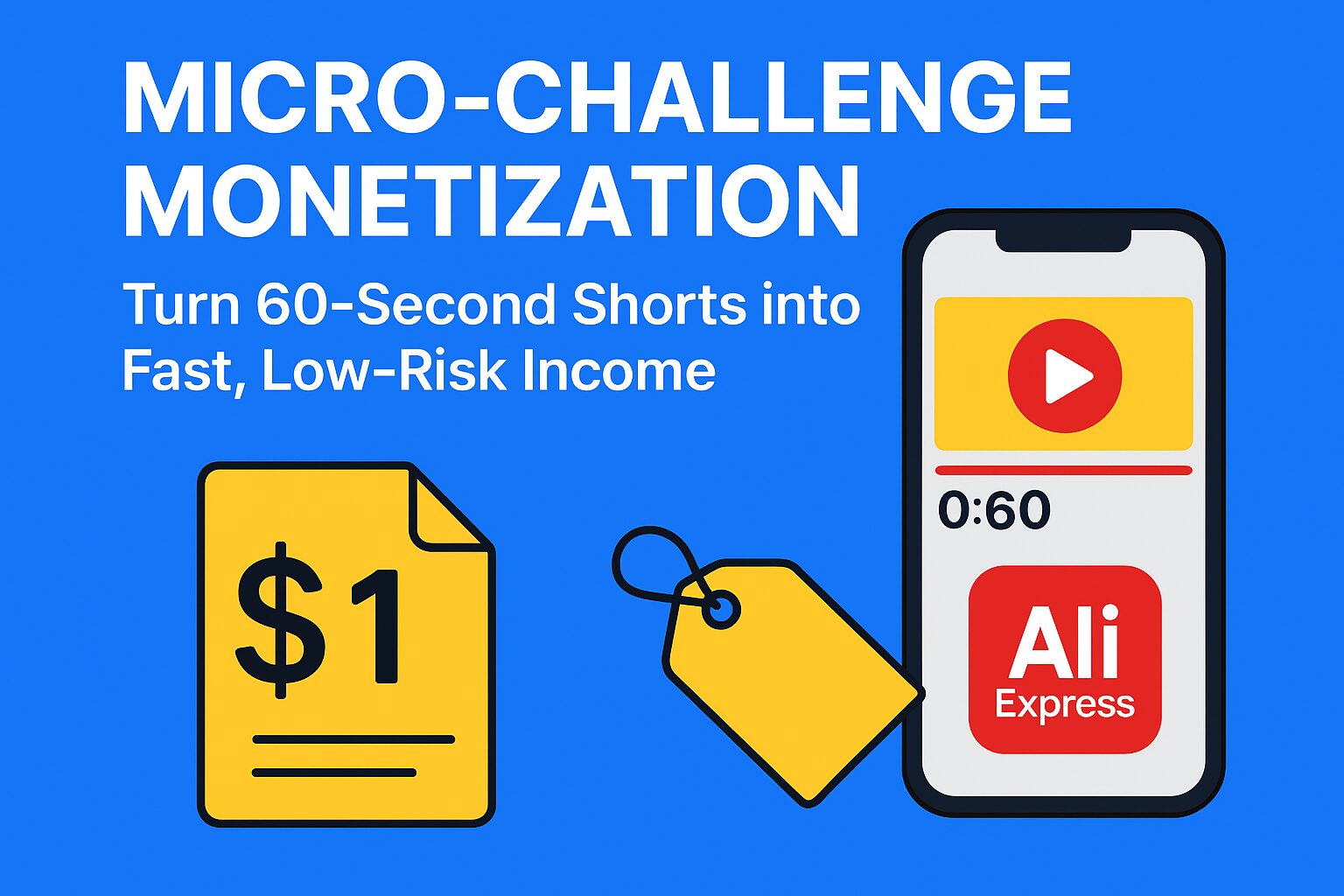 Micro-Challenge Monetization: Turn 60-Second Shorts into Fast, Low-Risk Income