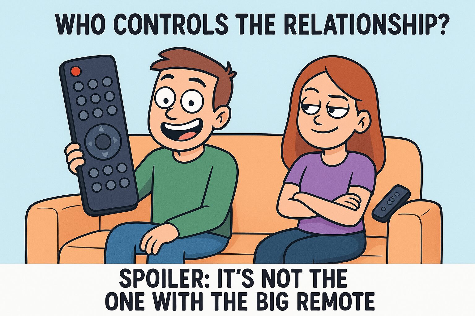 Who Controls the Relationship? Spoiler: It’s Not the One with the Big Remote