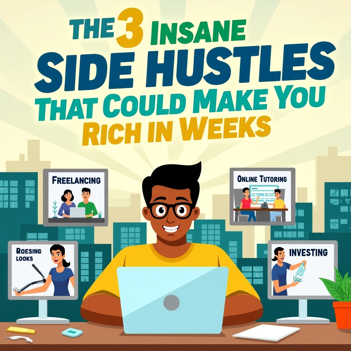 The 3 Insane Side Hustles That Could Make You Rich in Weeks