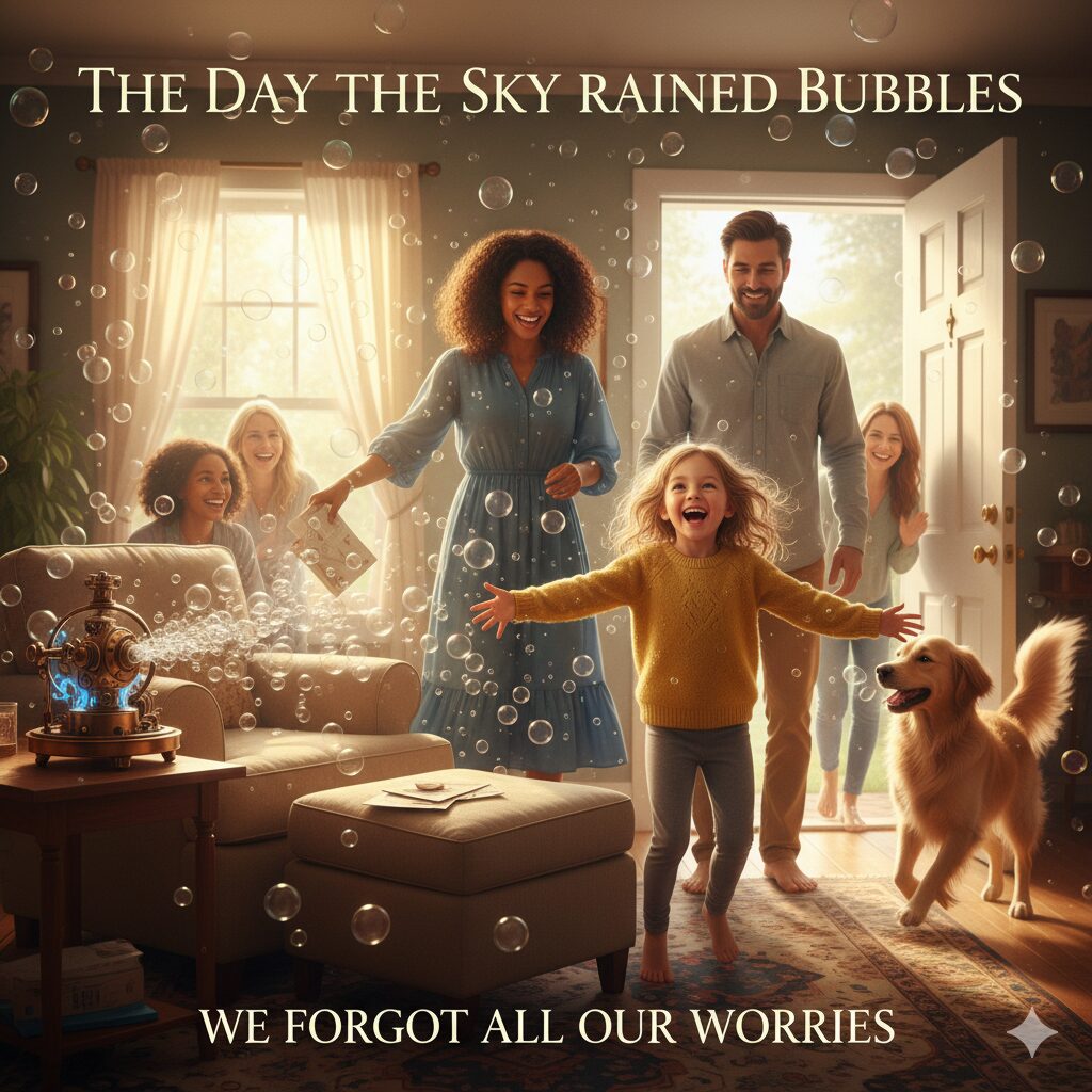 The Day the Sky Rained Bubbles — and We Forgot All Our Worries