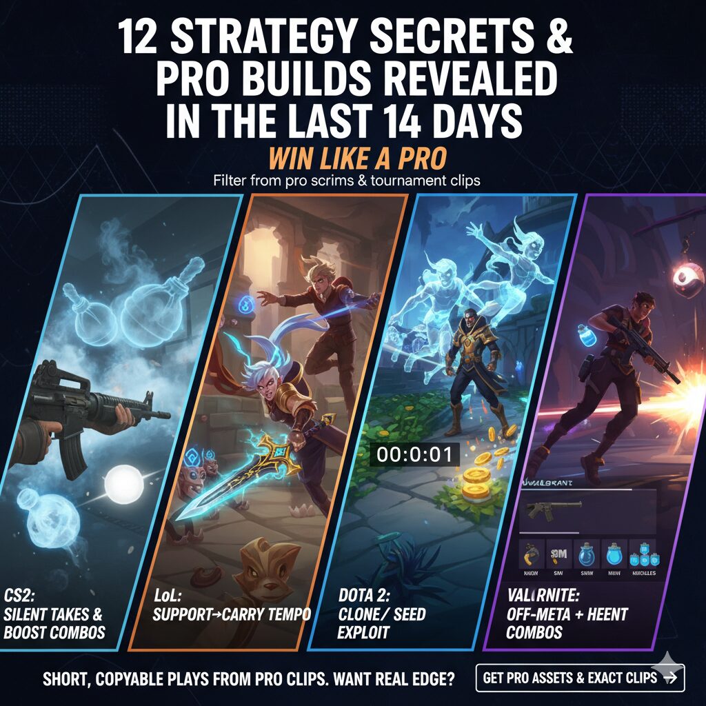 12 Strategy Secrets & Pro Builds Revealed in the Last 14 Days — Win Like a Pro