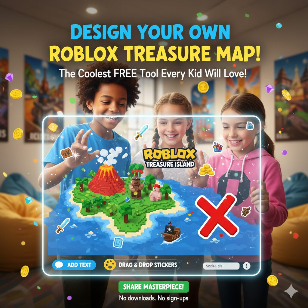 Design Your Own Roblox Treasure Map — The Coolest Free Tool Every Kid Will Love!