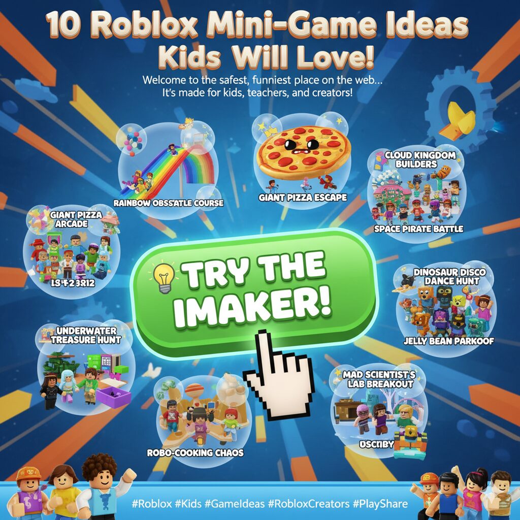 10 Roblox Mini-Game Ideas Kids Will Love — Try the Idea Maker!