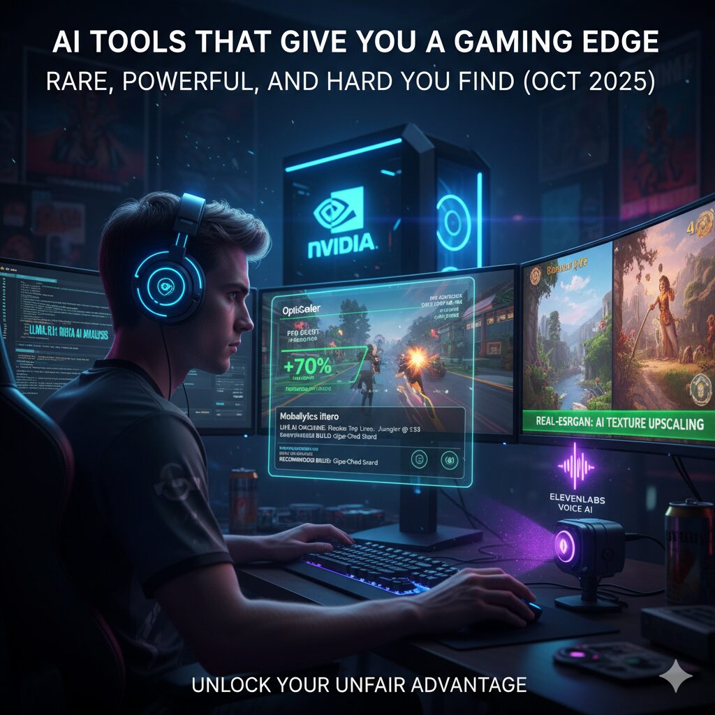 AI Tools That Give You a Gaming Edge — Rare, Powerful, and Hard to Find (Oct 2025)