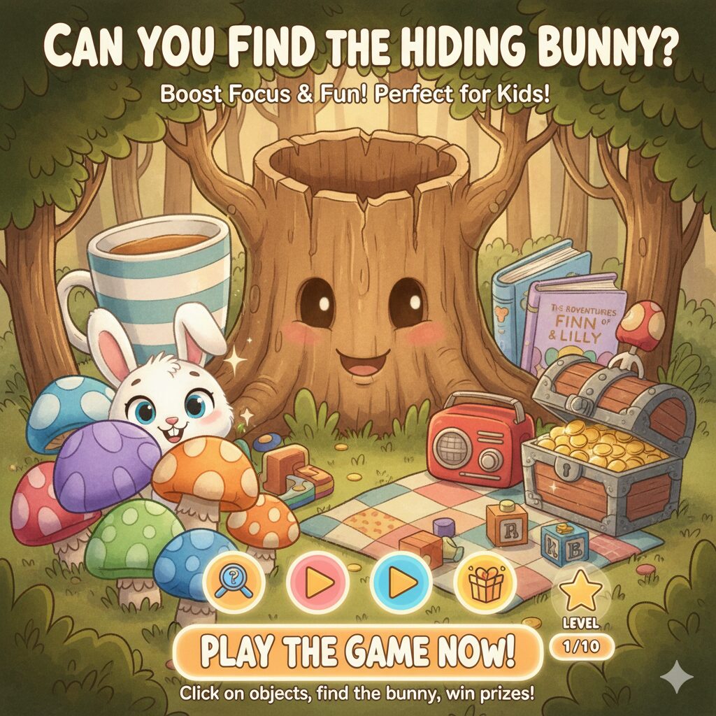 Find the Hiding Bunny! The Adorable Game Kids Can’t Stop Playing