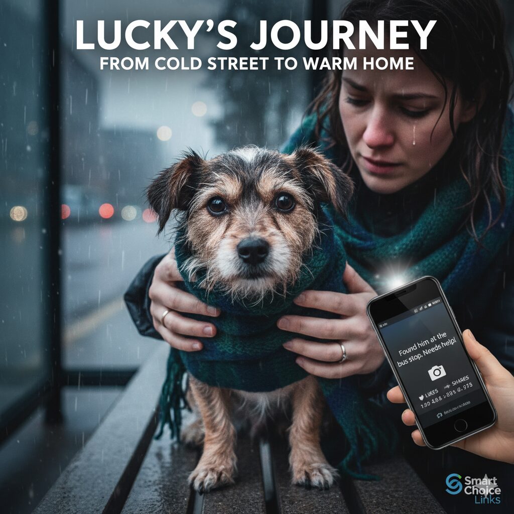 Lucky’s Journey: From a Cold Street Corner to a Warm Home