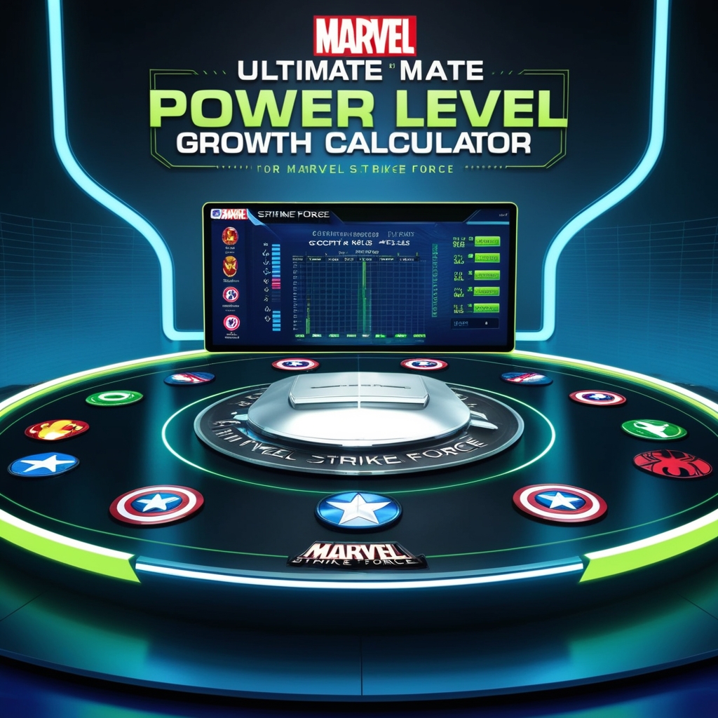 Ultimate Power Level Growth Calculator for Marvel Strike Force!