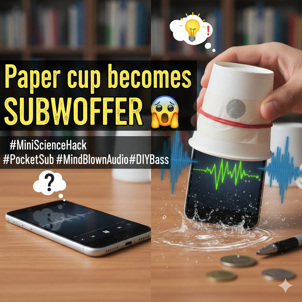 3 Genius Micro-Inventions That Will Blow Your Mind: A Paper Cup Subwoofer, a 30-Second Silent Booth, and the Shower Memory Trick!