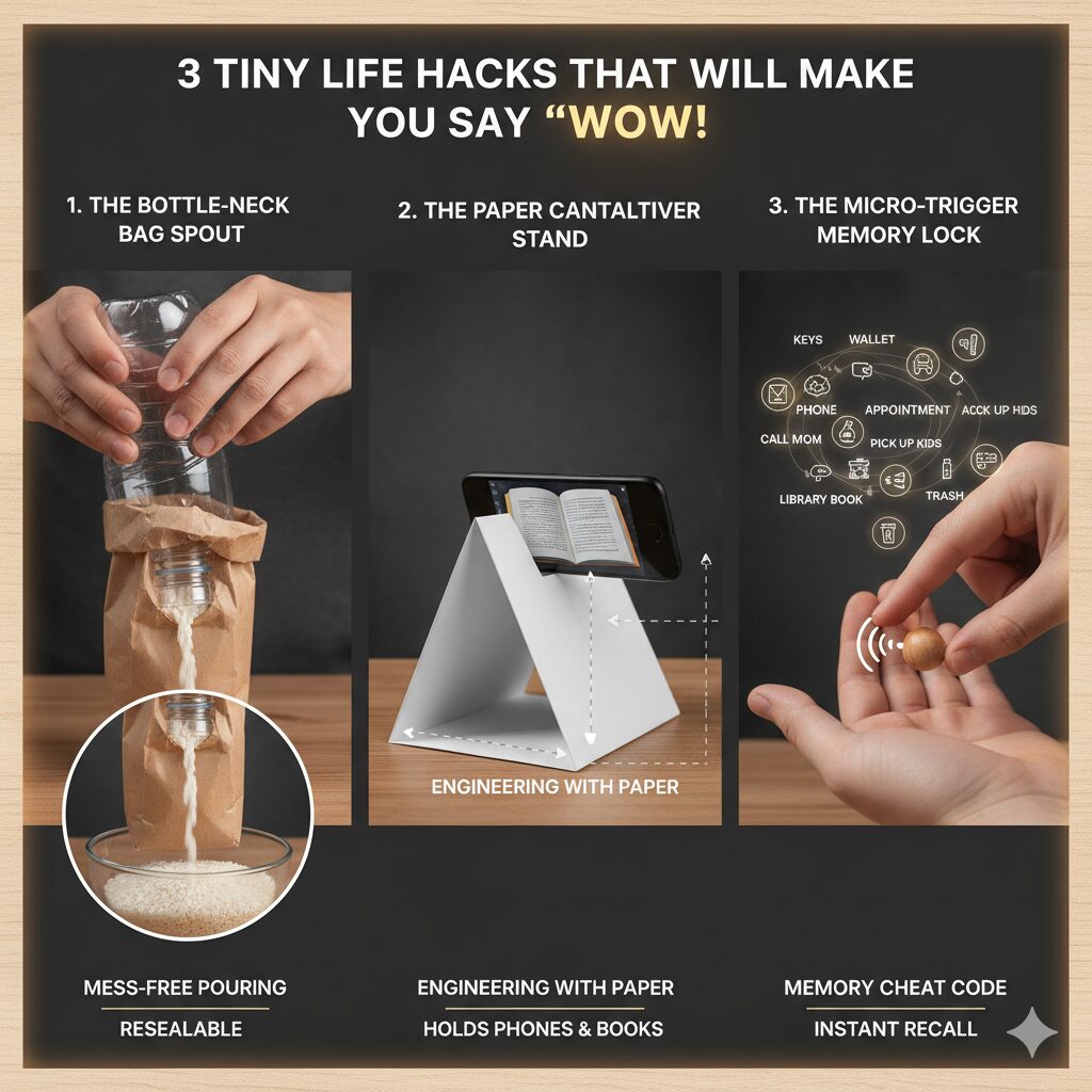3 Mind-Blowing Tiny Life Hacks You’ve Never Seen Before