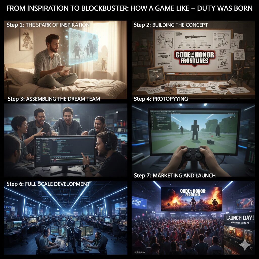 From Inspiration to Blockbuster: How a Game Like Call of Duty Was Born