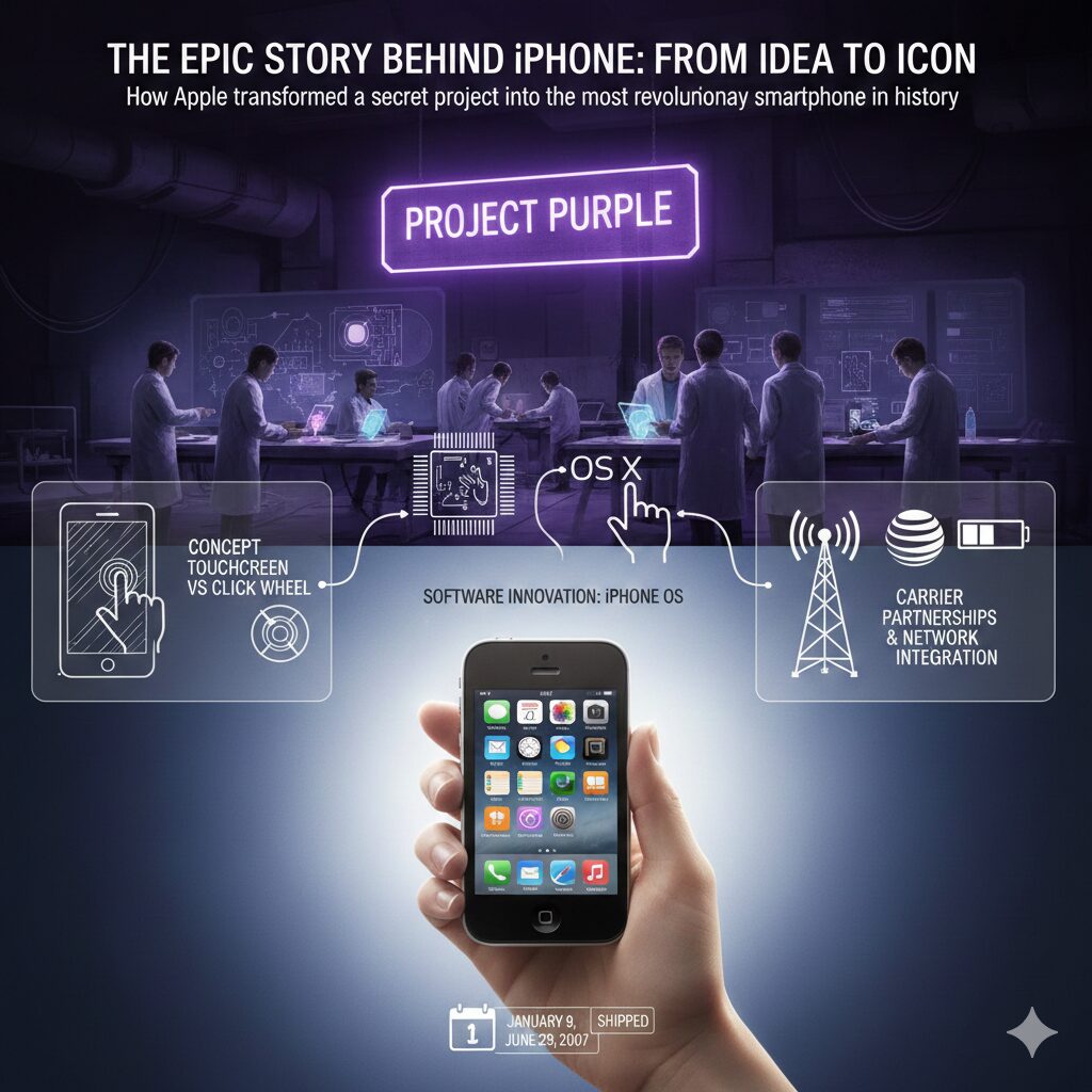 The Epic Story Behind the iPhone: From Idea to Icon