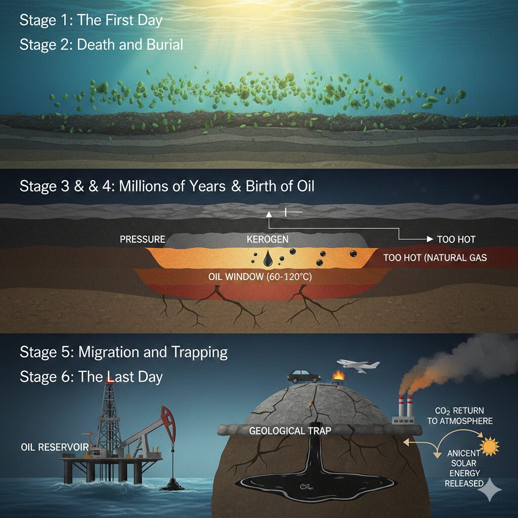 How Oil Is Formed in Nature: From the First Day to the Last Drop