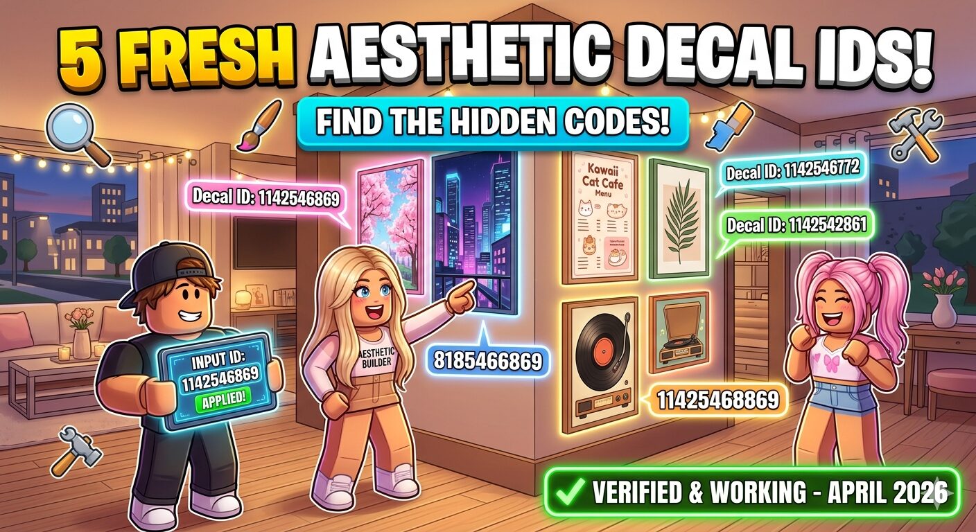 LATEST ROBLOX DECAL IDS (APRIL 2026)