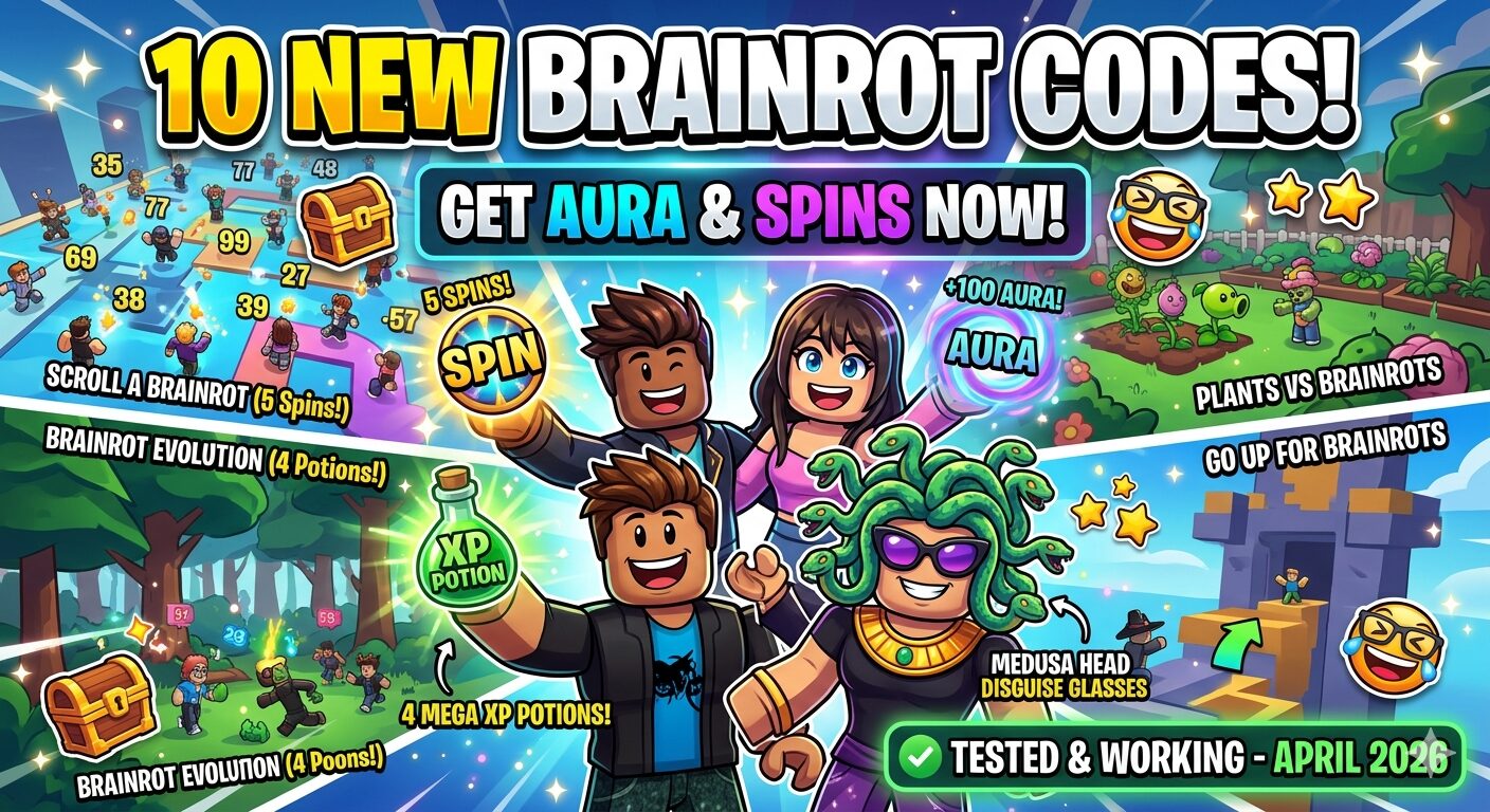 STOP WASTING TIME! 10 NEW BRAINROT CODES (APRIL 2026)