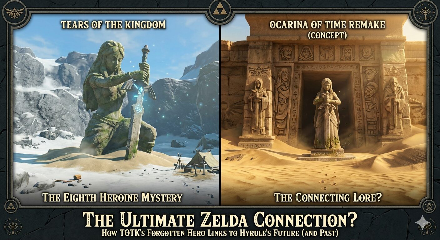 The Shocking Link Between the 8th Heroine and the Ocarina of Time Remake Rumors