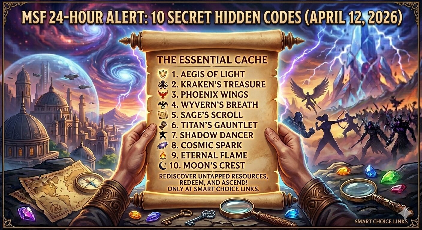 MSF 24-Hour Alert: 10 Secret Hidden Codes (April 12, 2026)
